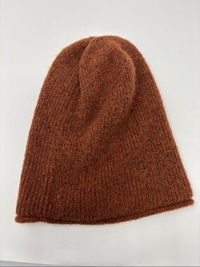 MADEWELL | alpaca blend Rust Brown Knit Beanie